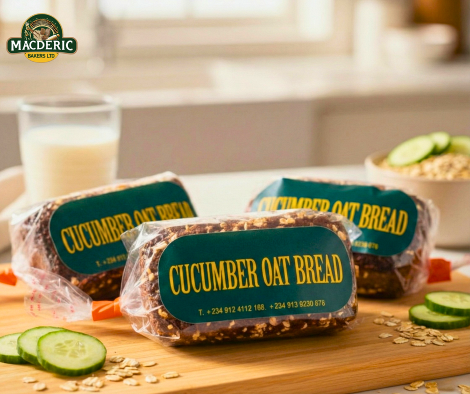 Cucumber gluten free Bread