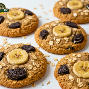 Oat Flour Cookies with Banana and Oreo